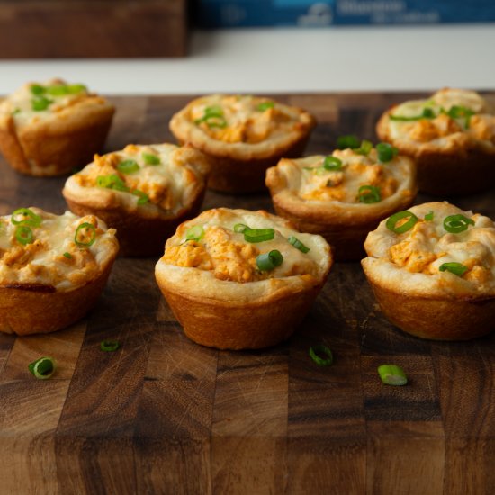 Buffalo Chicken Dip Bites