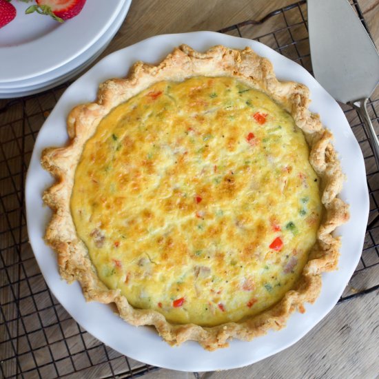 Denver Quiche with All-Butter Crust