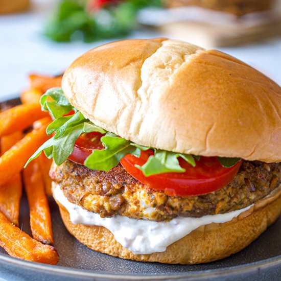 Easy Lentil Burger Recipe