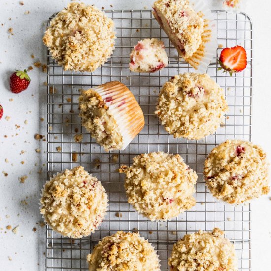 Vegan Strawberry Muffins