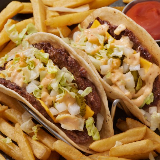 Smash Burger Tacos Recipe