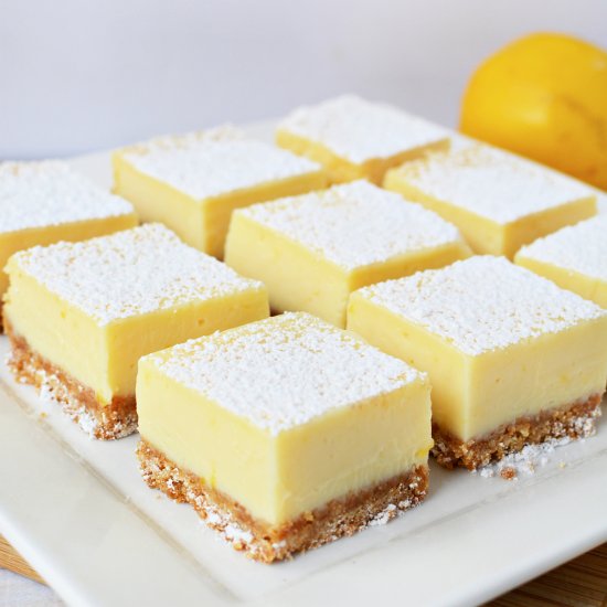 Lemon Bars with Graham Cracker Crus