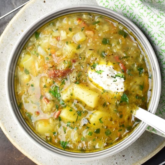 Polish Potato Soup (Kartoflanka)