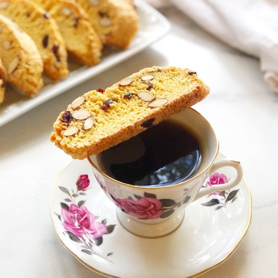 Cranberry Almond Biscotti