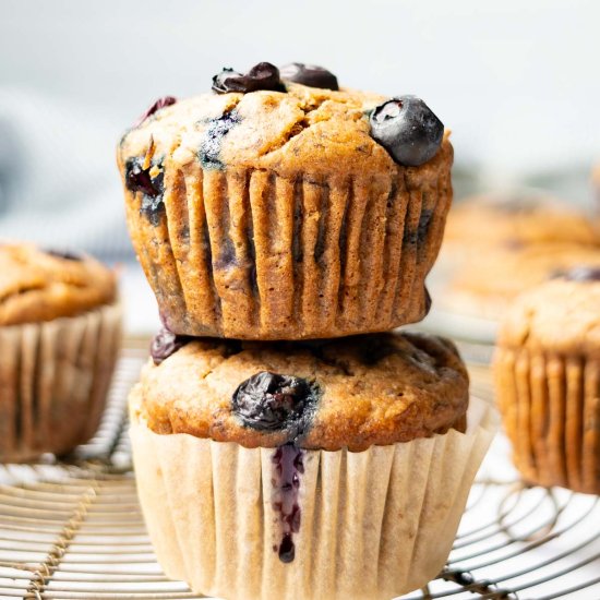 Blueberry Buckwheat Muffins