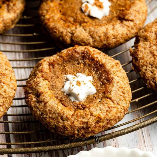 Mini Pumpkin Pie Sugar Cookies