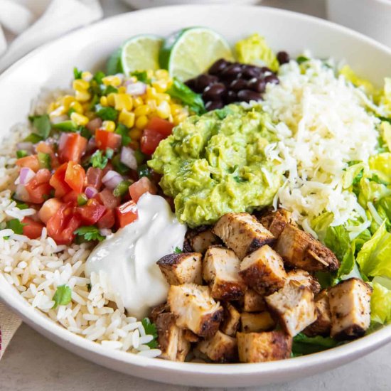 Copycat Chipotle Burrito Bowls