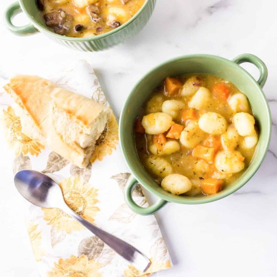 Roasted Vegetable & Gnocchi Stew