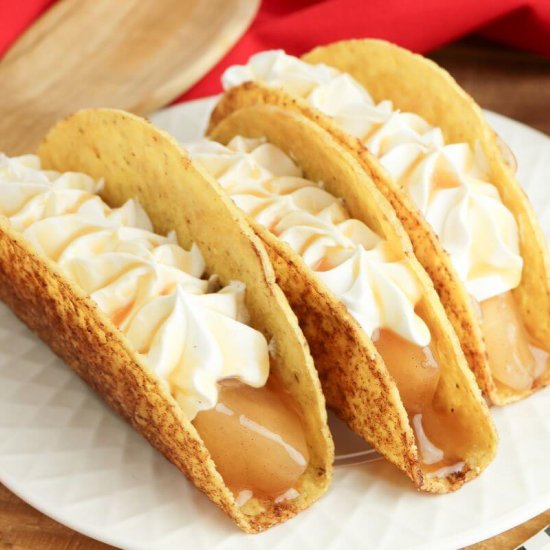 Caramel Apple Tacos