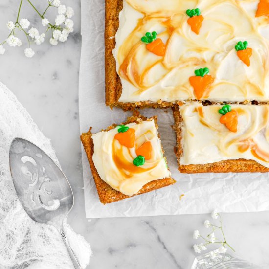 Spiced Carrot Sheet Cake