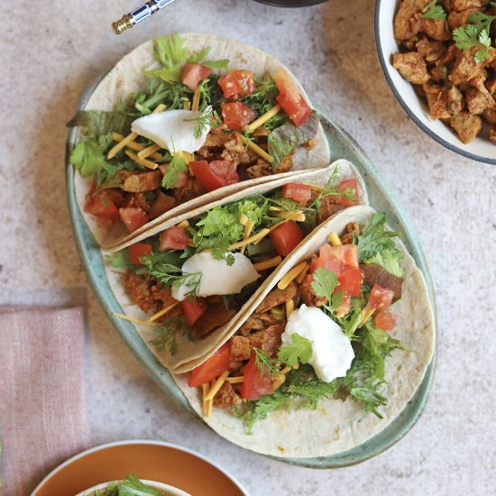 Vegan Chicken Tacos