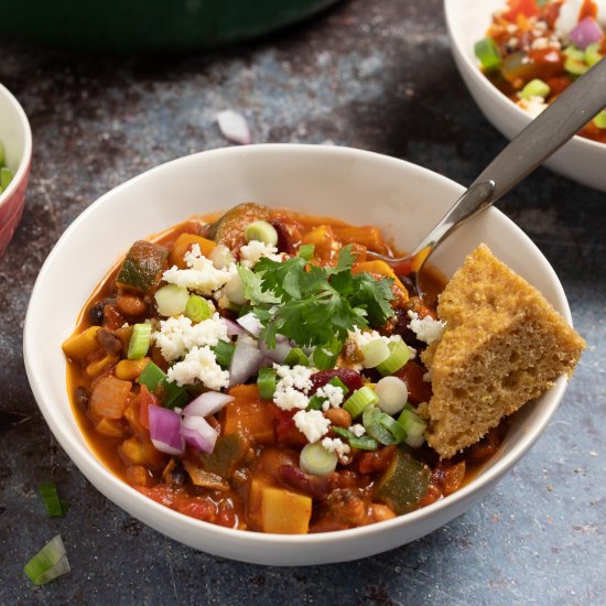 Smoky Vegetarian Chili With Beans