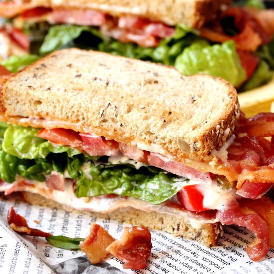 Classic BLT with Extra Bacon