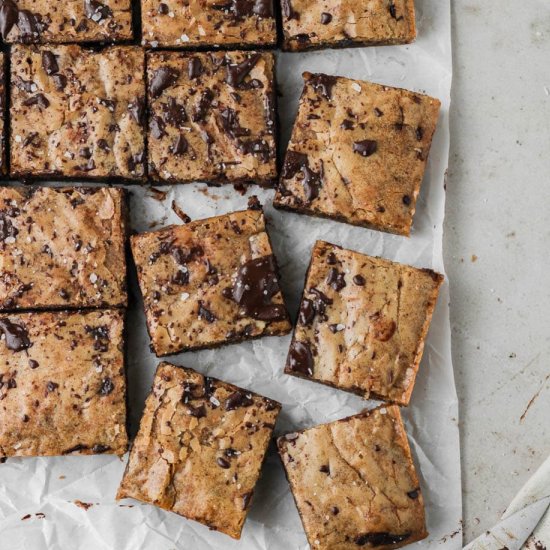 Brown Butter Chocolate Chip Blondie