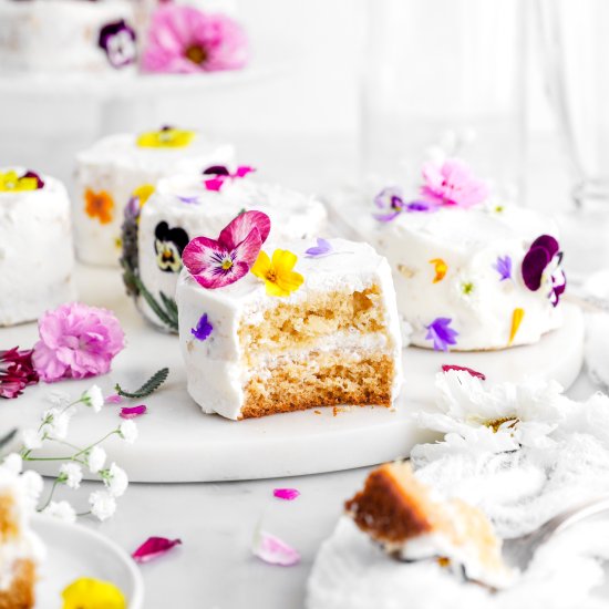 Honey Orange Blossom Cakes