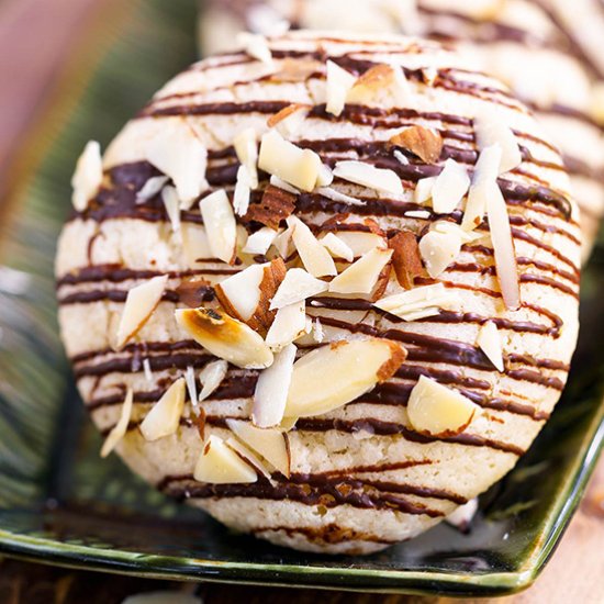 Italian Almond Cookies with Cocoa