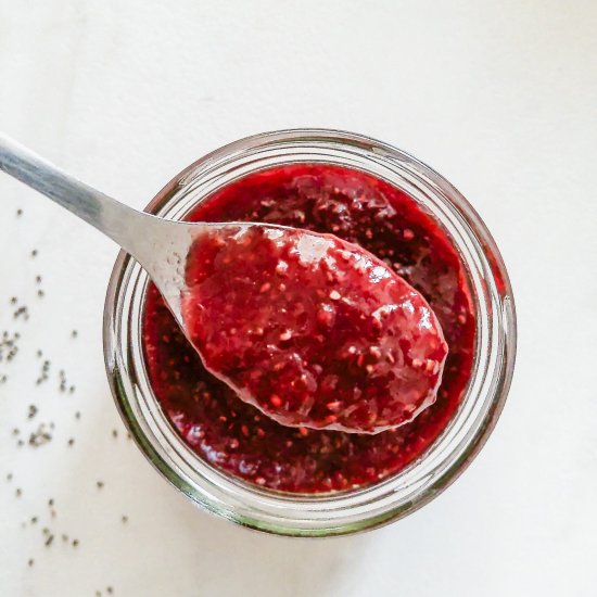 Healthy Strawberry Chia Seed Jam