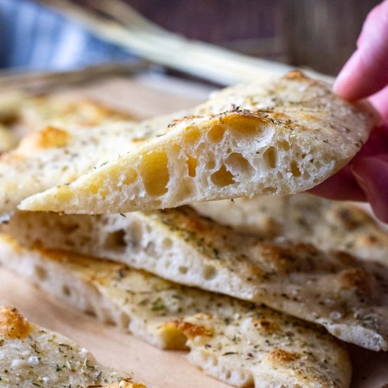 Sourdough Fougasse Bread