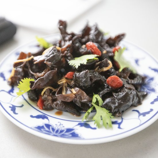 Chinese wood ear salad