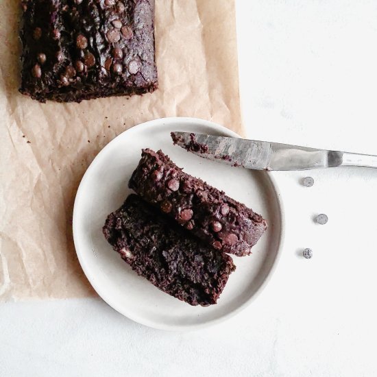 Vegan Chocolate Banana Bread