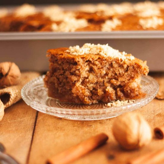 Easy Karidopita Greek Walnut Cake