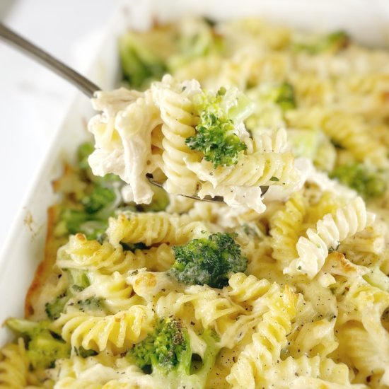 Chicken Broccoli Pasta Bake