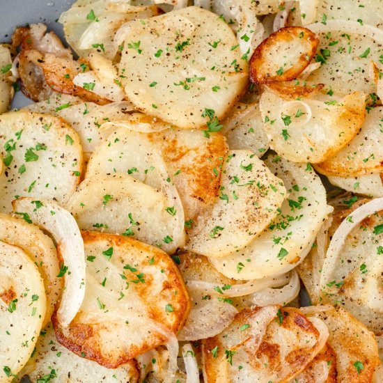 Fried Potatoes and Onions