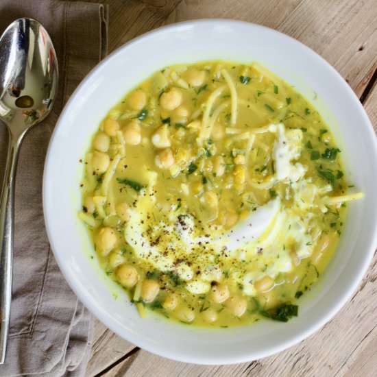 Lentil Soup with Beans & Noodles