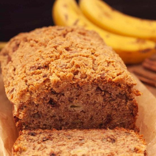 Banana Bread with Streusel Topping