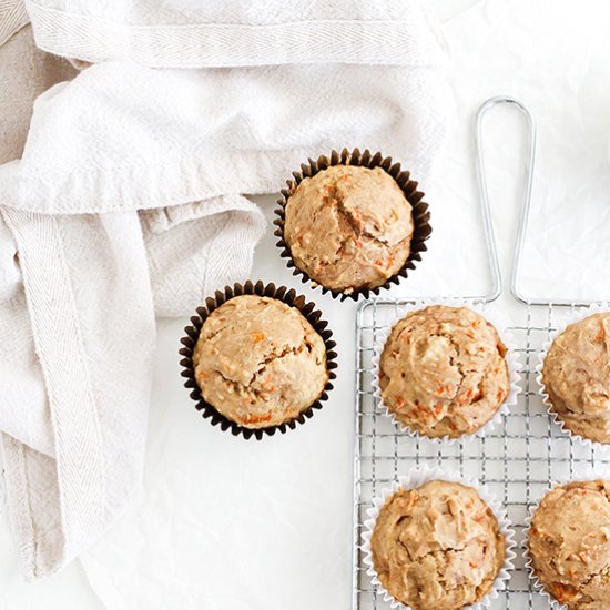 Spiced Carrot Muffins