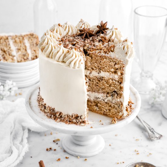 Maple Pecan Cake