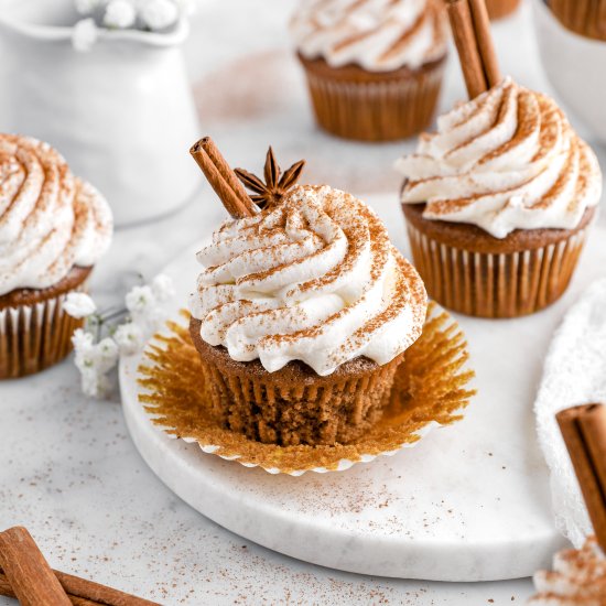 Pumpkin Spice Latte Cupcakes