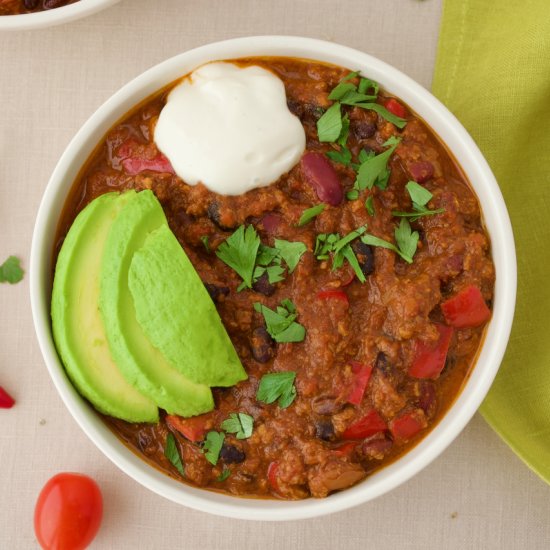 Vegan Chilli sin Carne