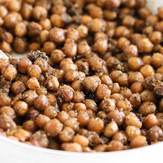 Oven-Roasted Chickpeas