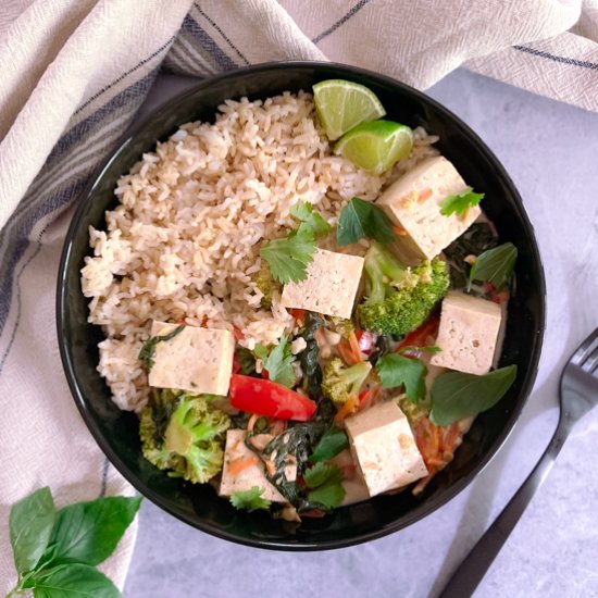 Easy Vegan Green Curry