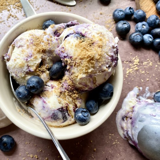 Blueberry Cheesecake Ice Cream