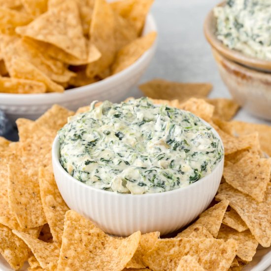 Spinach and Artichoke Dip No Mayo