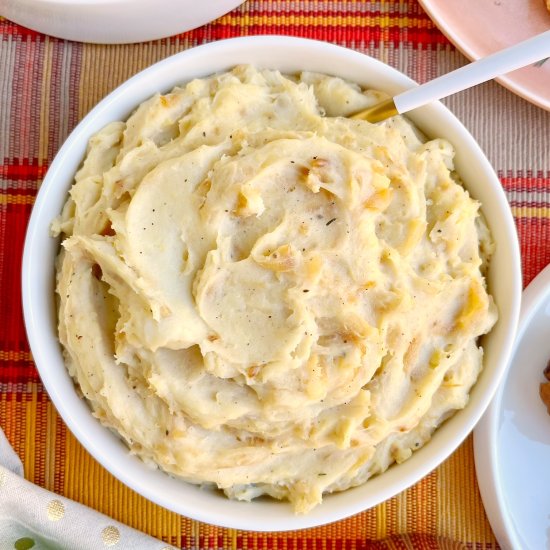 Caramelized Onion Mashed Potatoes