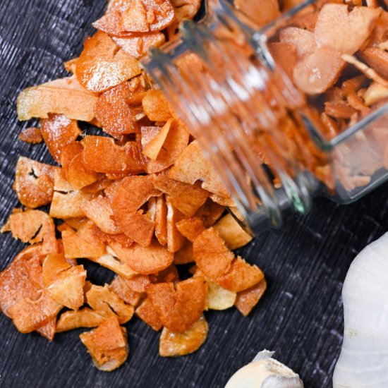 Teppanyaki-Style Garlic Chips