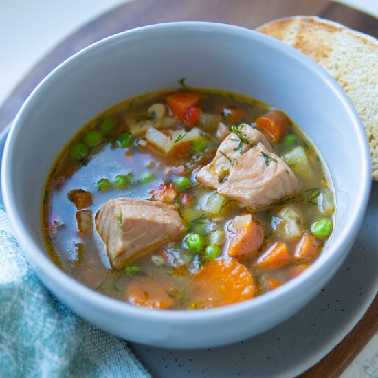 Easy Salmon Soup