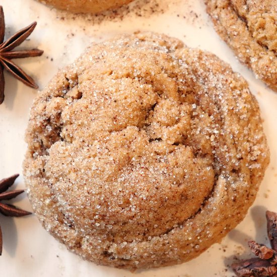 Chai Spiced Einkorn Cookies