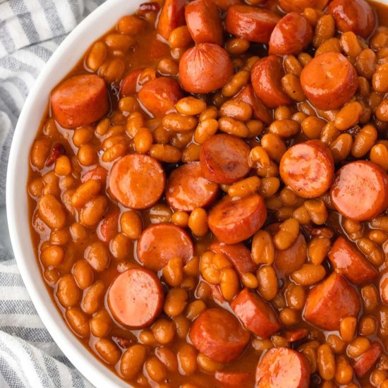 Beanie Weenies (Franks and Beans)