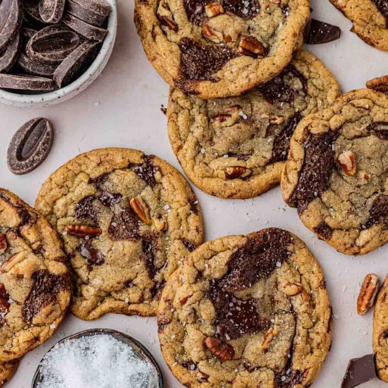 Butter Pecan Chocolate Chip Cookies