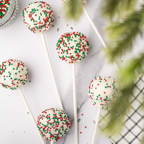 Christmas Cake Pops