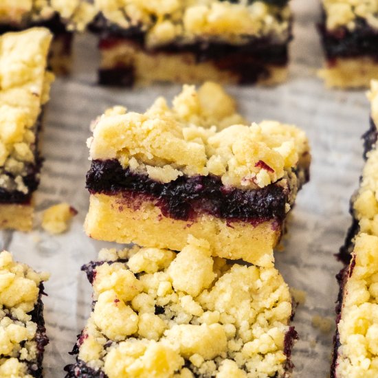 Blueberry Crumble Bars