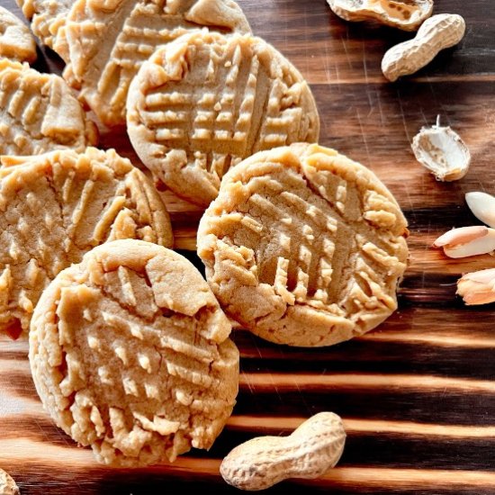 Natural Peanut Butter Cookies