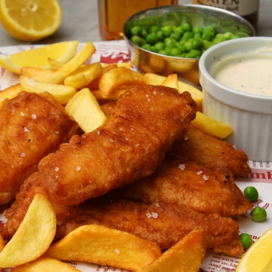 Classic British Fish and Chips