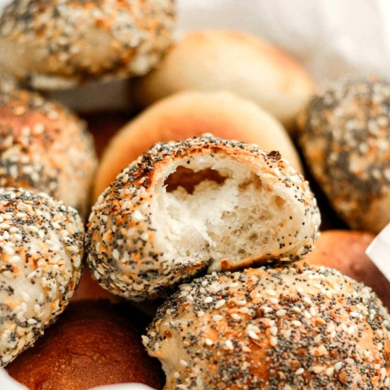 Stuffed Bagel Bombs