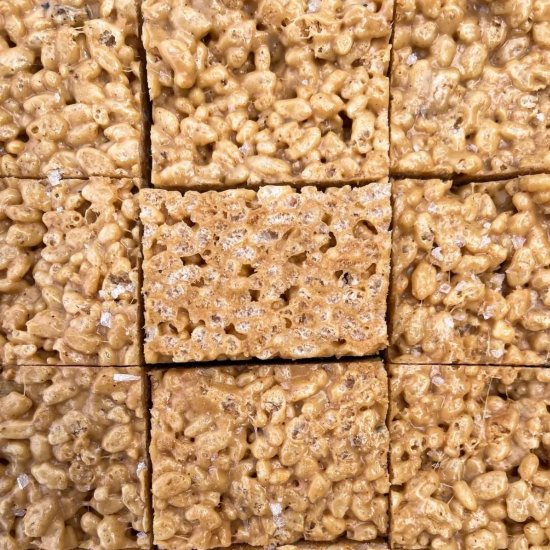 Biscoff Rice Krispie Treats