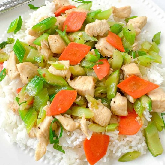 Chicken Celery Stir-Fry Recipe